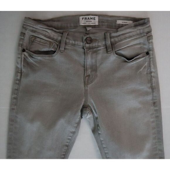 Frame Denim Le Garcon LGJ795 Women's Sz 25 Gray Kensington Denim Jeans $220 - Picture 5 of 8